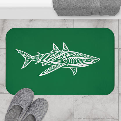 Tribal Bath Mat. Ocean Energy, Tribal Style