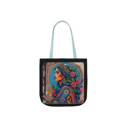 Artistic Surge - Eco-Friendly Canvas Tote Bag - FLOWERED WOMAN