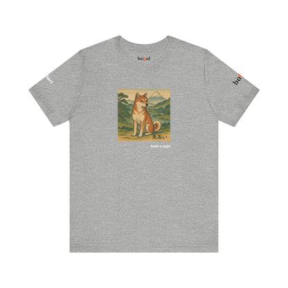 DOGART Unisex Jersey DOG T-Shirt - SUMI-E STYLE - Iconic Painting Reimagined with Dogs