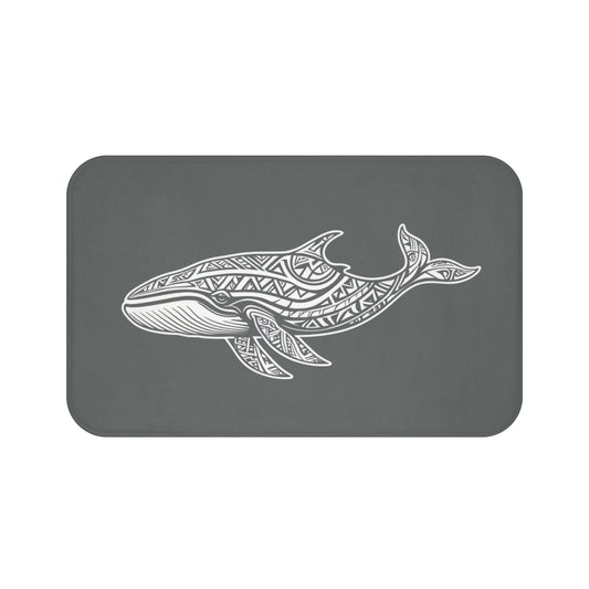 Tribal Bath Mat. Ocean Energy, Tribal Style