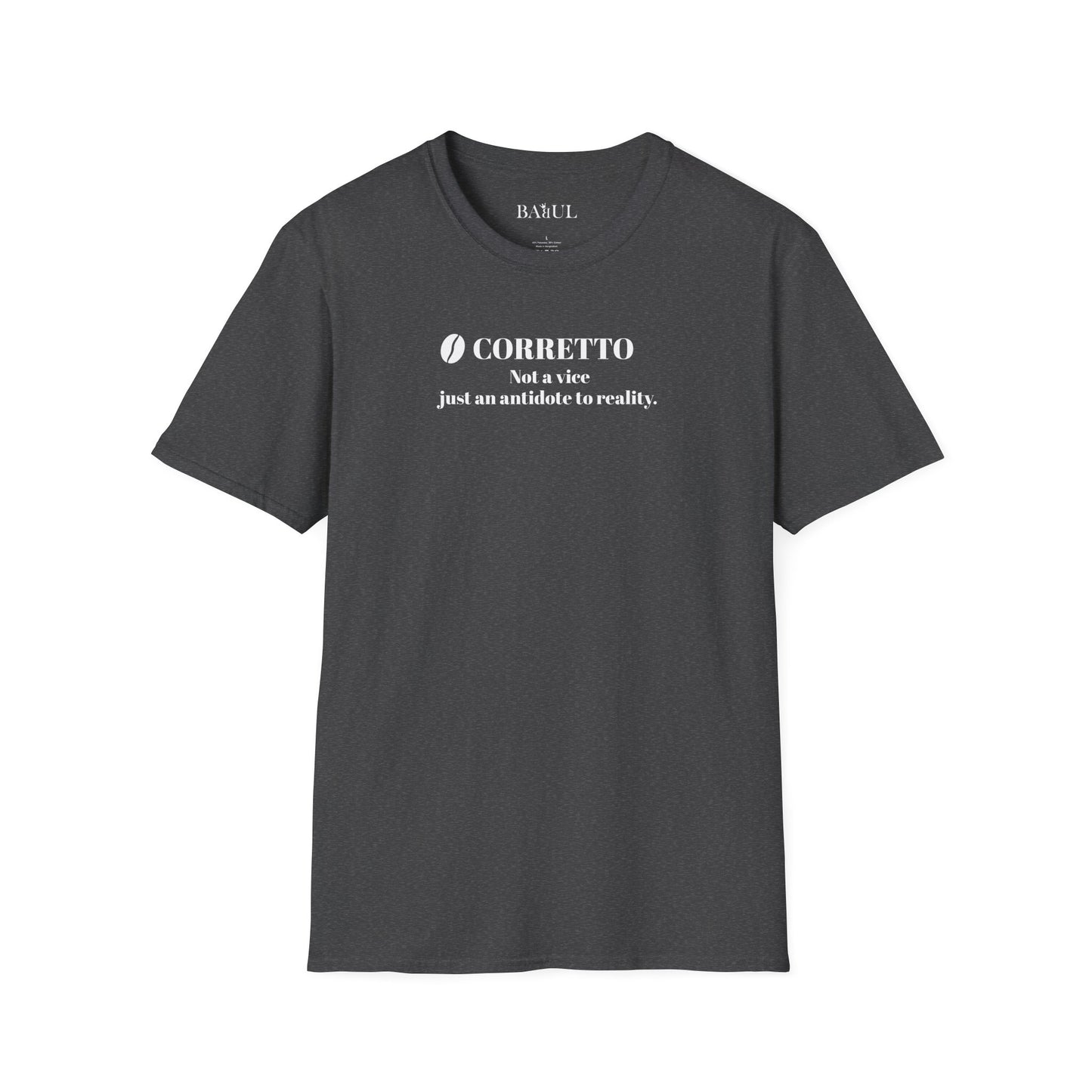 CoffeeTherapy T-Shirt – Irony Is the Best Cure (Right After Coffee)