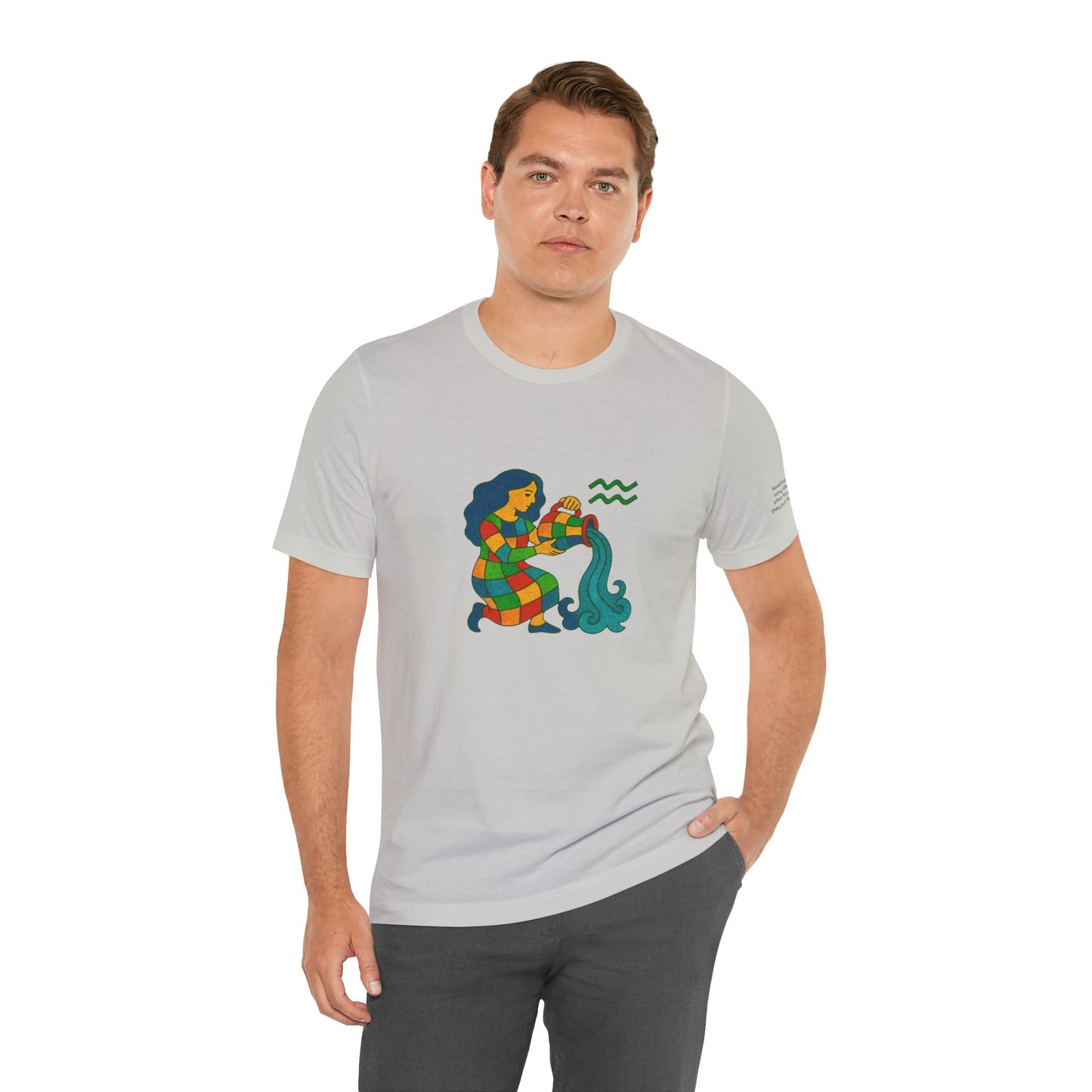AQUARIUS - T-shirt, The Zodiac in Colors