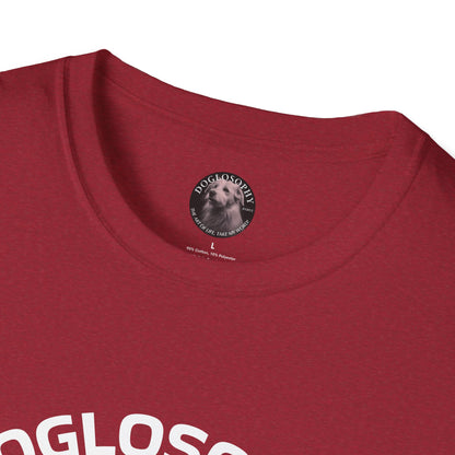 Doglosophy  Unisex Softstyle T-Shirt - "Happiness is a Warm Sunbeam" Design