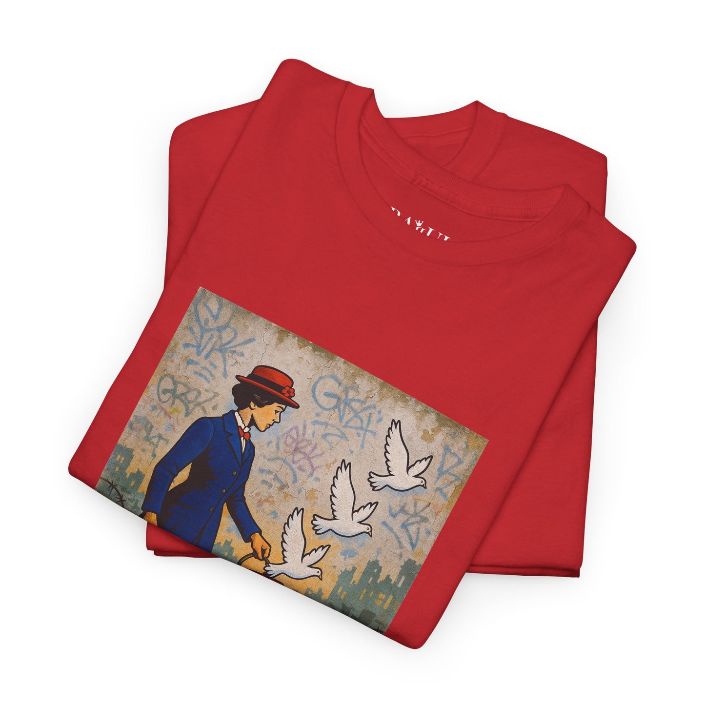 Rebel Graphic Tee - Unisex Heavy Cotton T-Shirt for the Wild at Heart. Rebel Tees, Born to Be Worn