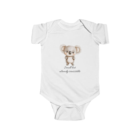 Adorable Baby Bodysuit with Cute Koala Design