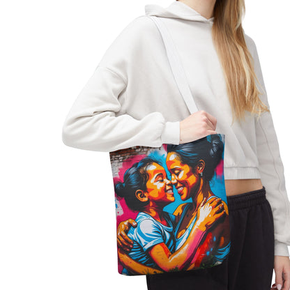 Artistic Surge - Eco-Friendly Canvas Tote Bag - SMILING HUG