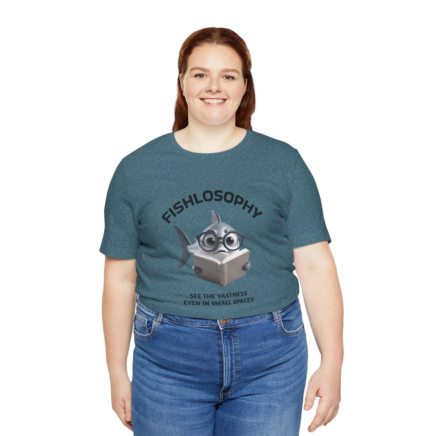 Fishlosophy Unisex Jersey Short Sleeve Tee –  See the vastness even in small spaces