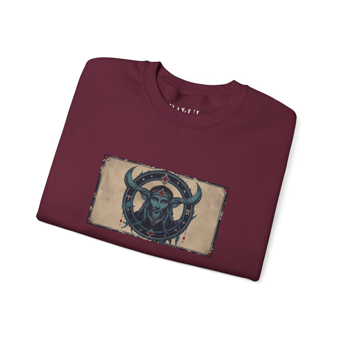 Capricorn - Gothic Zodiac Blue Sweatshirt