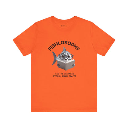 Fishlosophy Unisex Jersey Short Sleeve Tee –  See the vastness even in small spaces