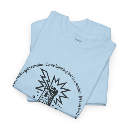 The Tower - ArcanaPop T-Shirt – Where Tarot Magic Meets Pop Art