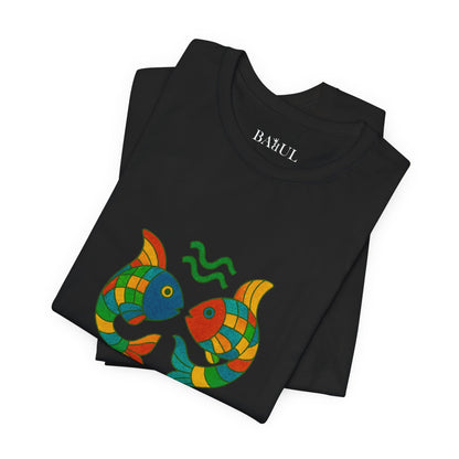 PISCES - T-shirt, The Zodiac in Colors