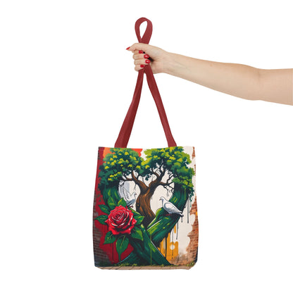 Artistic Surge - Eco-Friendly Canvas Tote Bag - ROSE