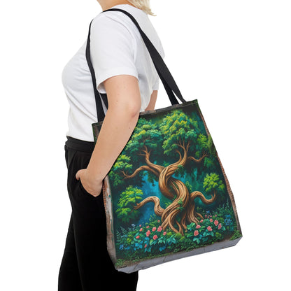 Artistic Surge - Eco-Friendly Canvas Tote Bag - TREE