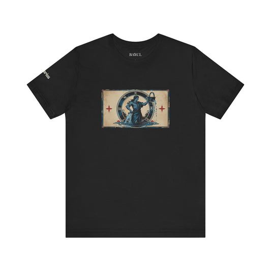 Aquarius - Gothic Zodiac T-Shirt. Zodiac in the Shadows