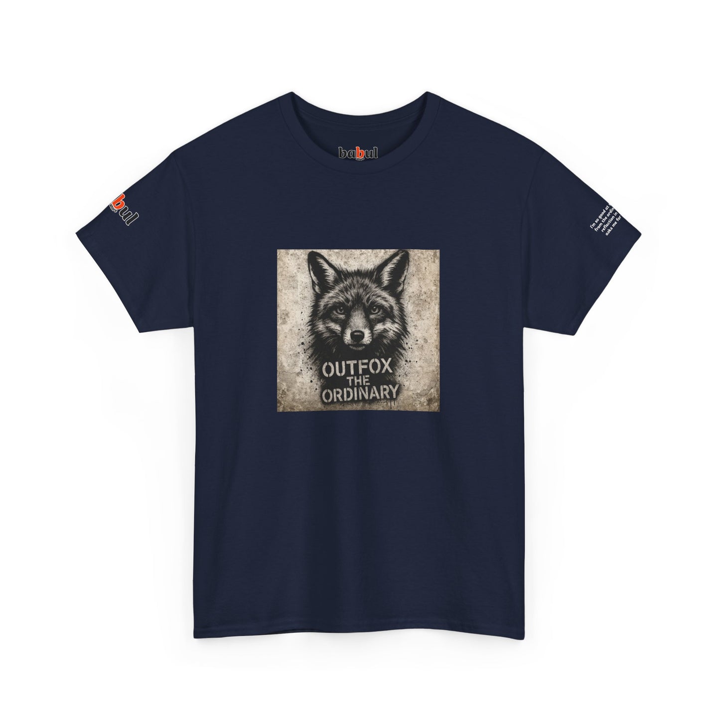 Rebel Graphic Tee - Unisex Heavy Cotton T-Shirt for the Wild at Heart. Rebel Tees, Born to Be Worn - Outfox The Ordinary