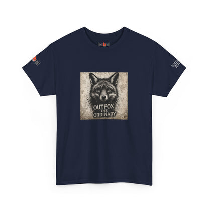 Rebel Graphic Tee - Unisex Heavy Cotton T-Shirt for the Wild at Heart. Rebel Tees, Born to Be Worn - Outfox The Ordinary