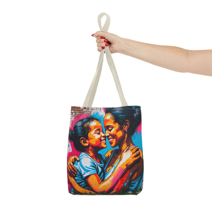 Artistic Surge - Eco-Friendly Canvas Tote Bag - SMILING HUG