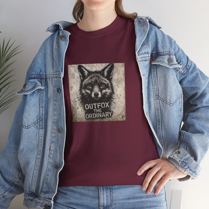Rebel Graphic Tee - Unisex Heavy Cotton T-Shirt for the Wild at Heart. Rebel Tees, Born to Be Worn - Outfox The Ordinary