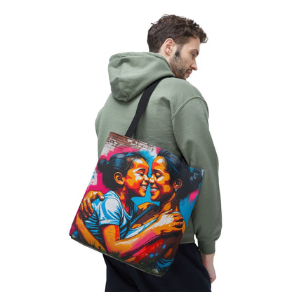 Artistic Surge - Eco-Friendly Canvas Tote Bag - SMILING HUG