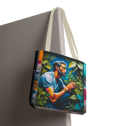 Artistic Surge - Eco-Friendly Canvas Tote Bag - LOVE FOR NATURE