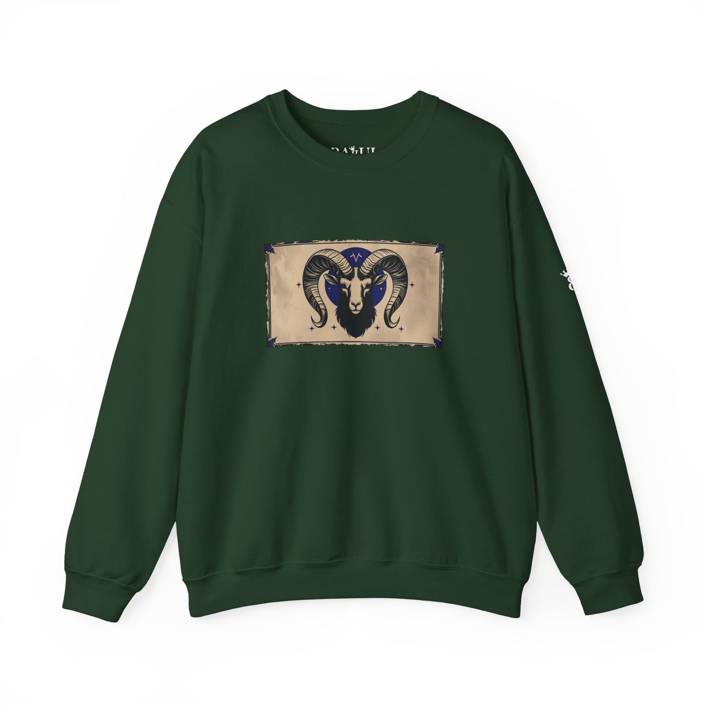 Aries - Gothic Zodiac Blue Sweatshirt