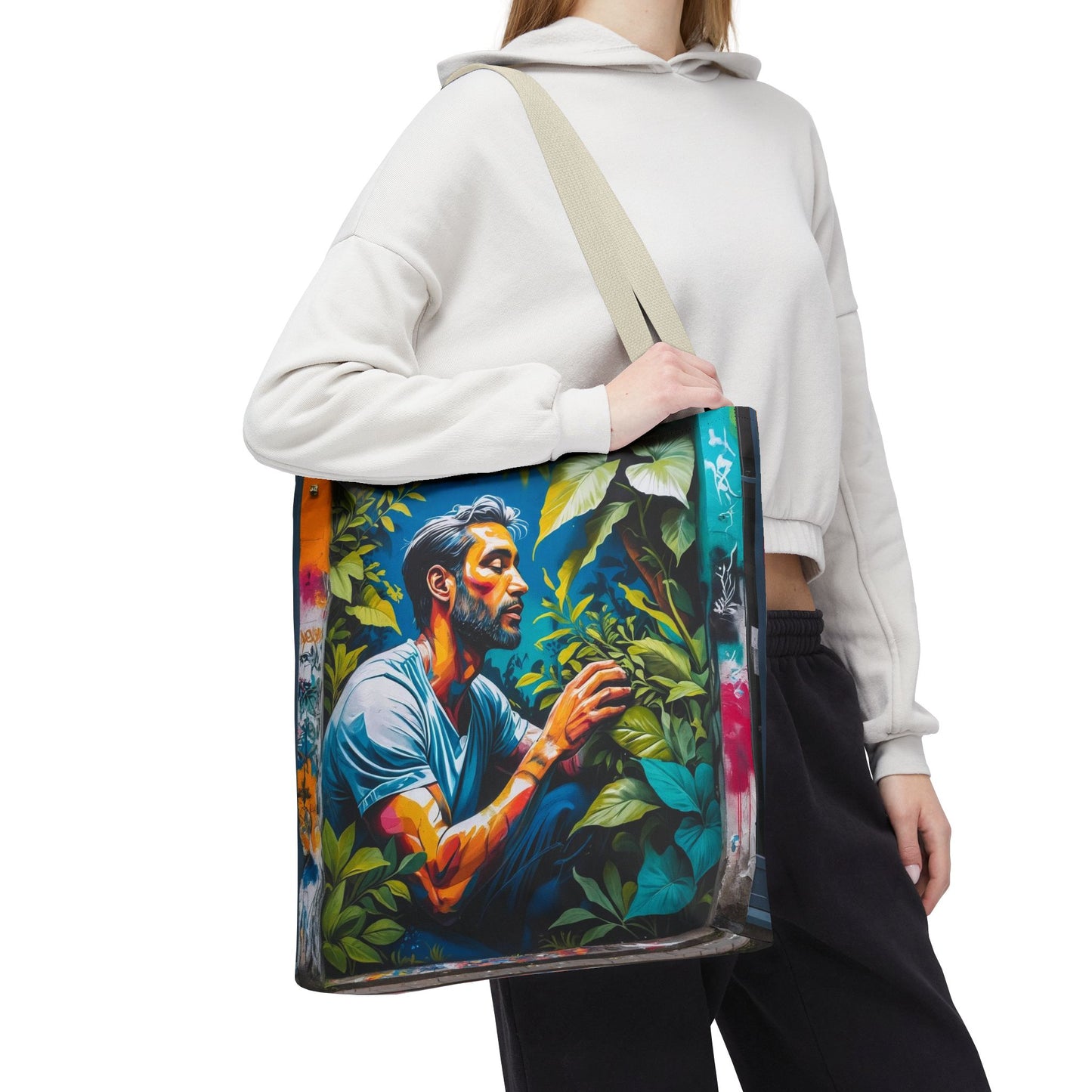 Artistic Surge - Eco-Friendly Canvas Tote Bag - LOVE FOR NATURE