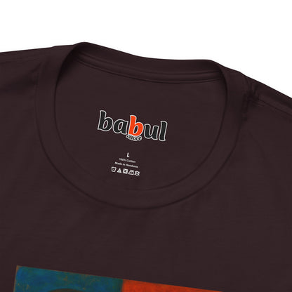 CATART Unisex Jersey Cat T-Shirt - GAUGUIN - Iconic Painting Reimagined with Cats