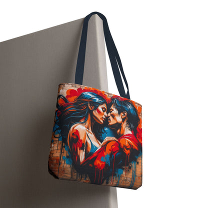 Artistic Surge - Eco-Friendly Canvas Tote Bag - LOVERS