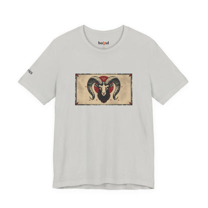 Aries - Gothic Zodiac T-Shirt. Zodiac in the Shadows