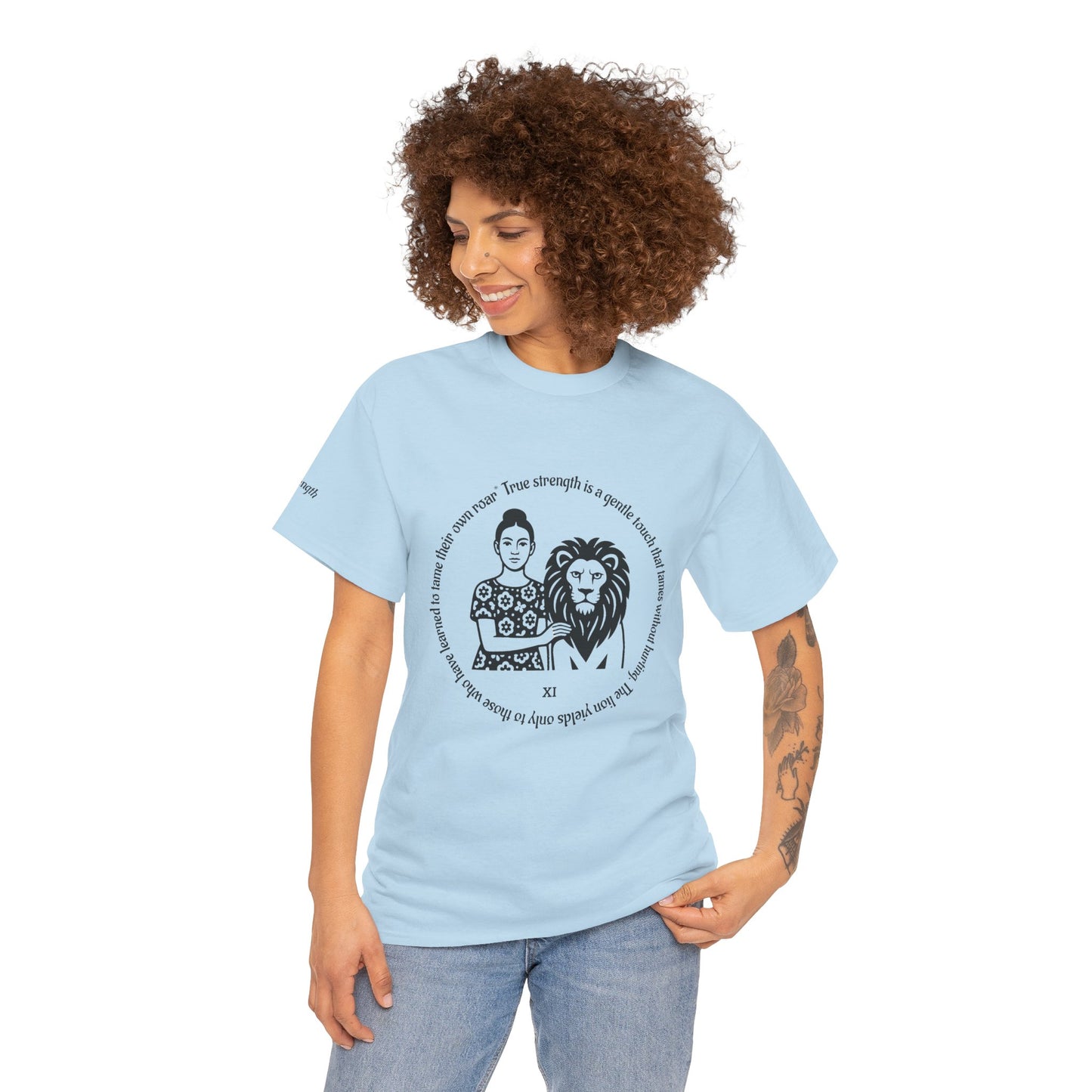 Strength - ArcanaPop T-Shirt – Where Tarot Magic Meets Pop Art