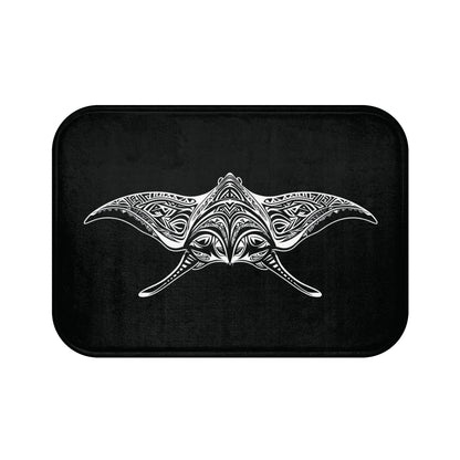 Tribal Bath Mat. Ocean Energy, Tribal Style