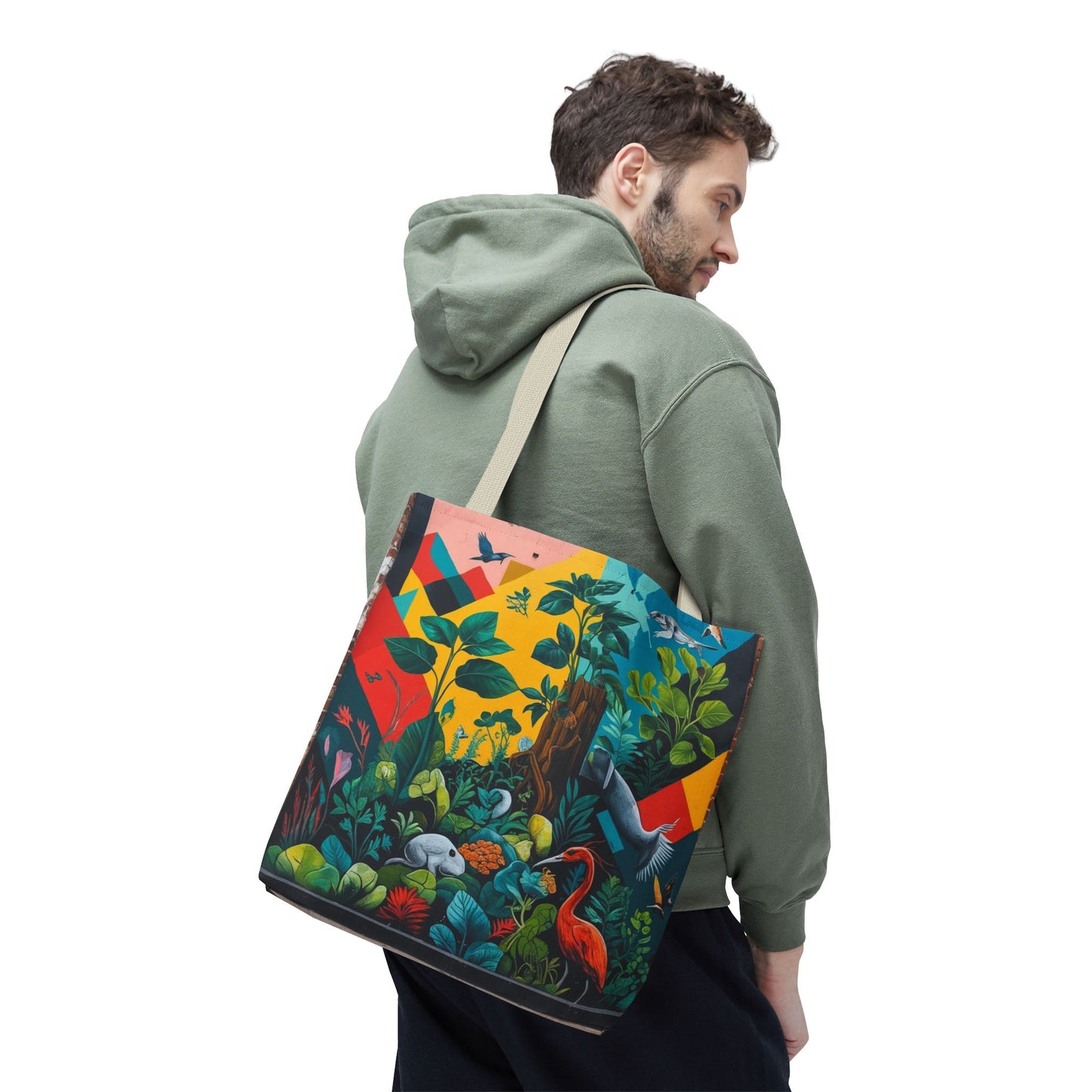 Artistic Surge - Eco-Friendly Canvas Tote Bag - NATURE