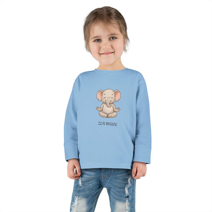 Zen Inside Long Sleeve Tee - ELEPHANT