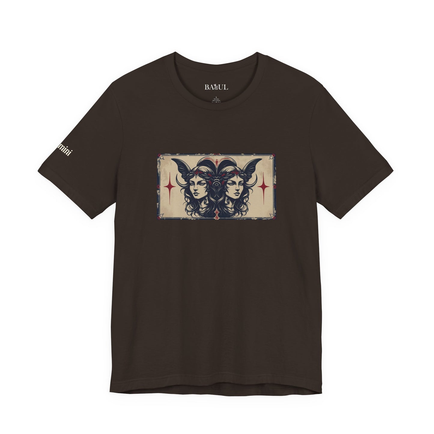 Gemini - Gothic Zodiac T-Shirt. Zodiac in the Shadows