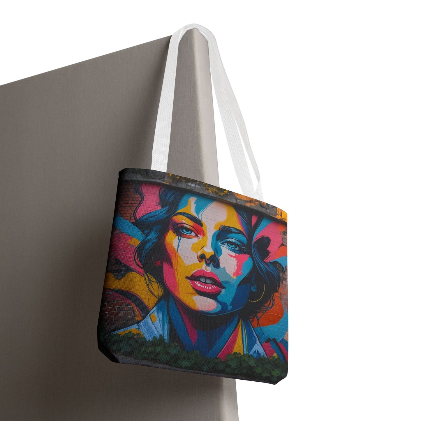 Artistic Surge - Eco-Friendly Canvas Tote Bag - WOMAN'S FACE