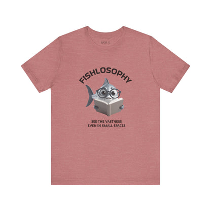 Fishlosophy Unisex Jersey Short Sleeve Tee –  See the vastness even in small spaces