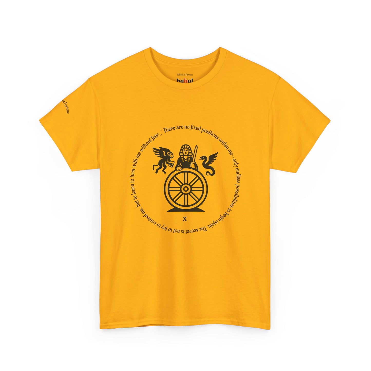 Wheel of Fortune - ArcanaPop T-Shirt – Where Tarot Magic Meets Pop Art