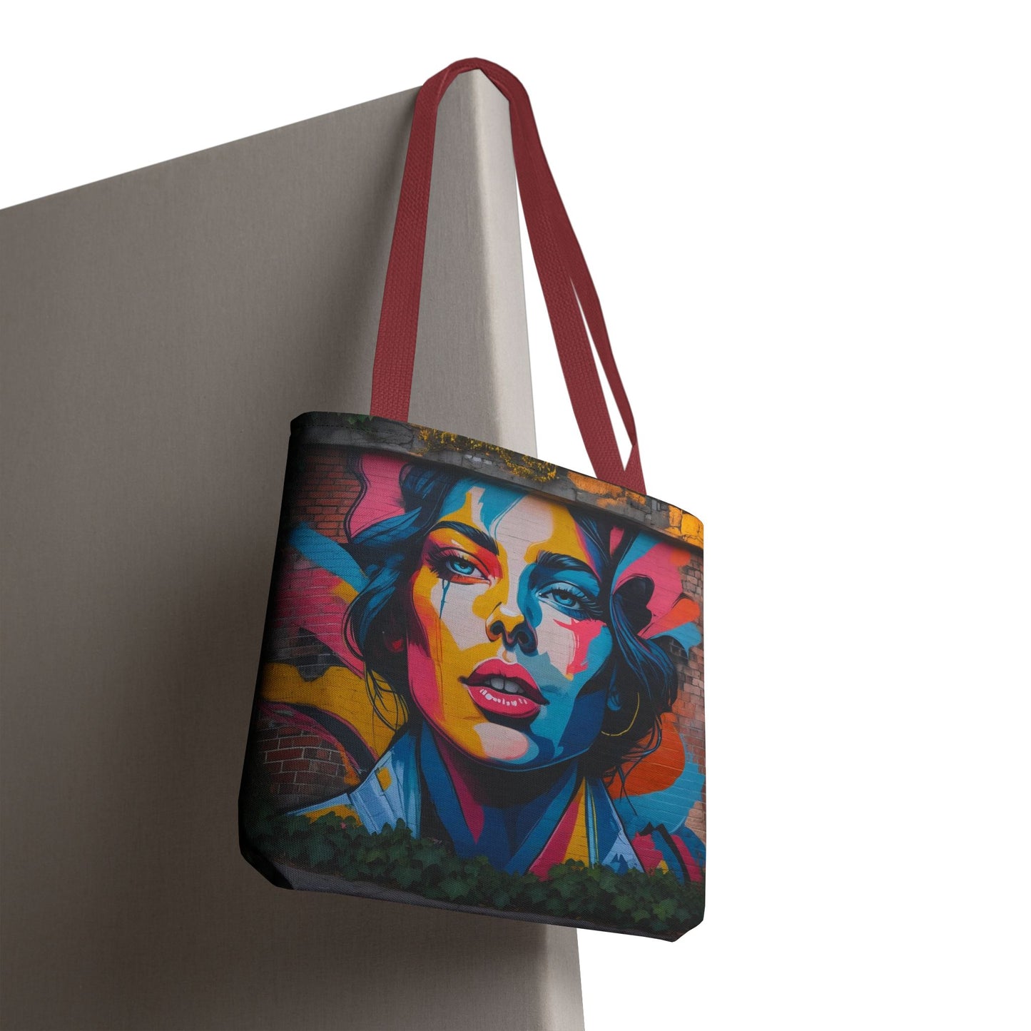 Artistic Surge - Eco-Friendly Canvas Tote Bag - WOMAN'S FACE