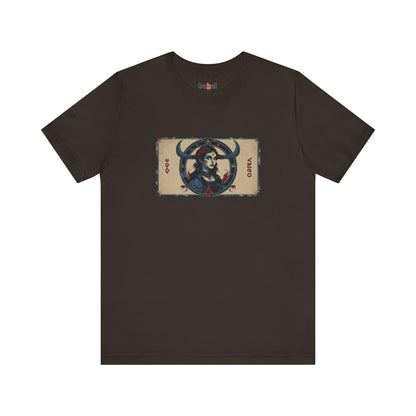 Virgo - Gothic Zodiac T-Shirt. Zodiac in the Shadows