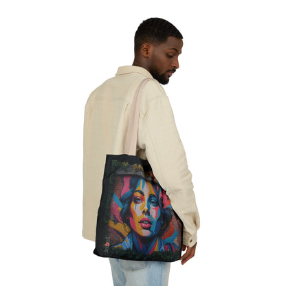 Artistic Surge - Eco-Friendly Canvas Tote Bag - FEMALE FACE