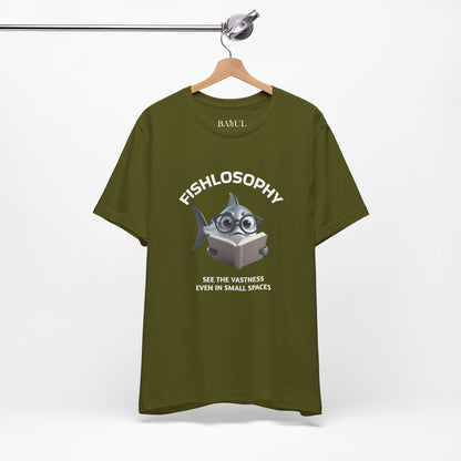 Fishlosophy Unisex Jersey Short Sleeve Tee –  See the vastness even in small spaces