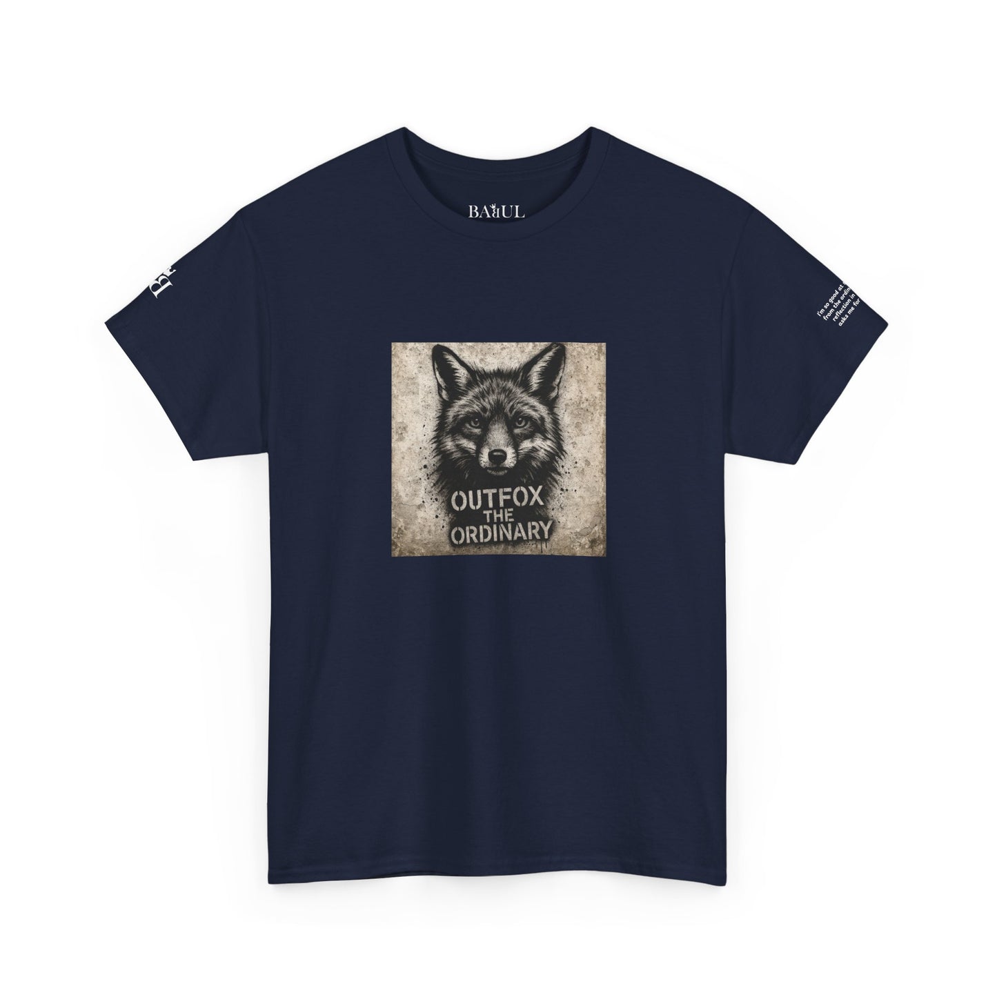 Rebel Graphic Tee - Unisex Heavy Cotton T-Shirt for the Wild at Heart. Rebel Tees, Born to Be Worn - Outfox The Ordinary