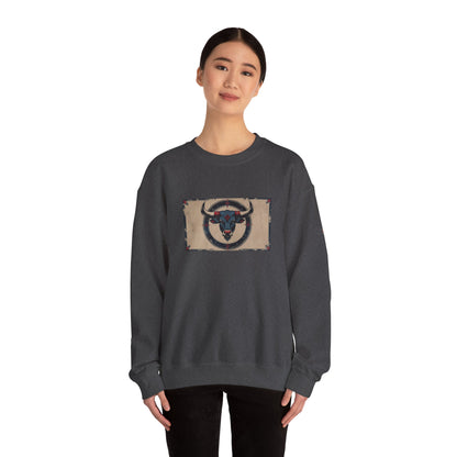 Taurus - Gothic Zodiac Blue Sweatshirt