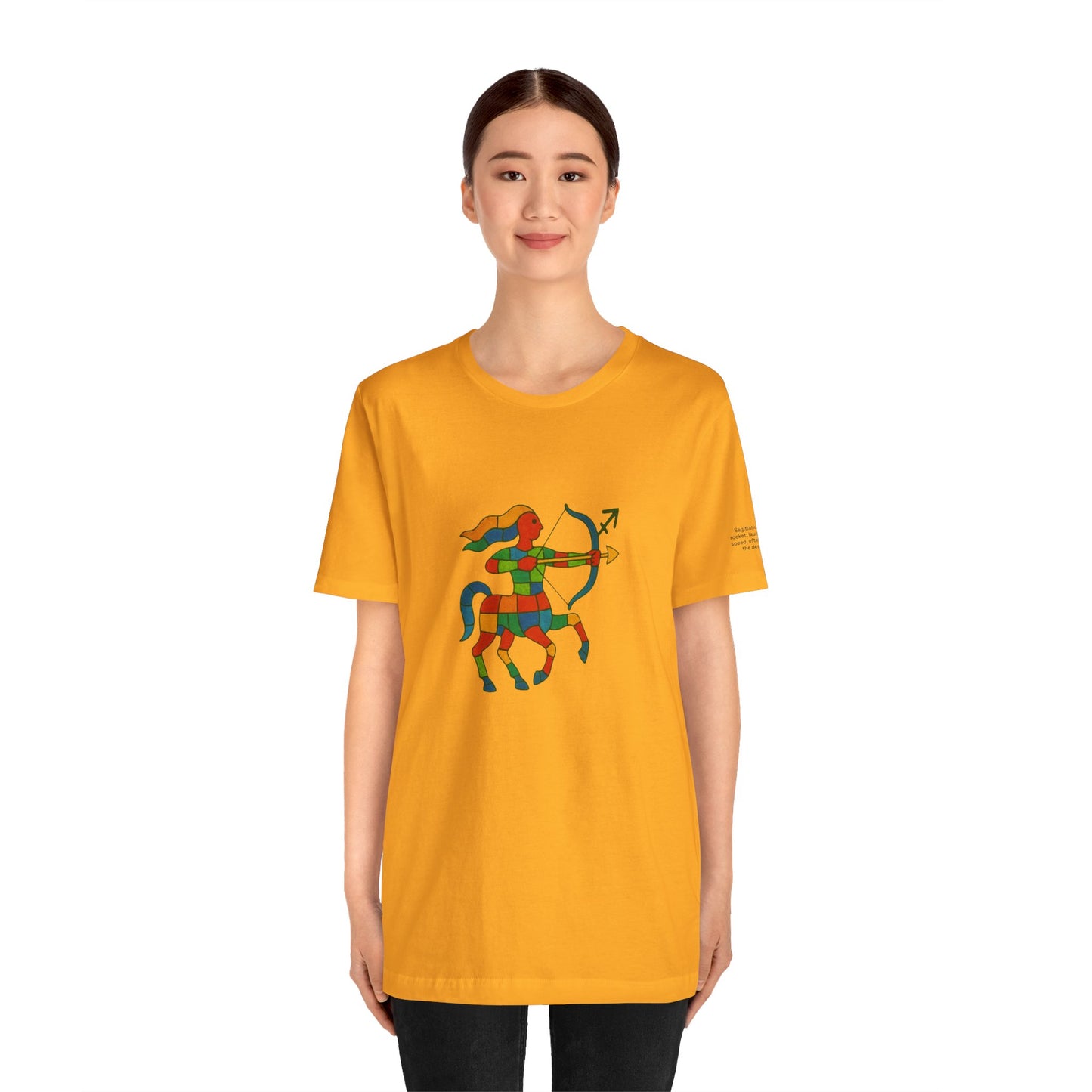 SAGITTARIUS - T-shirt, The Zodiac in Colors
