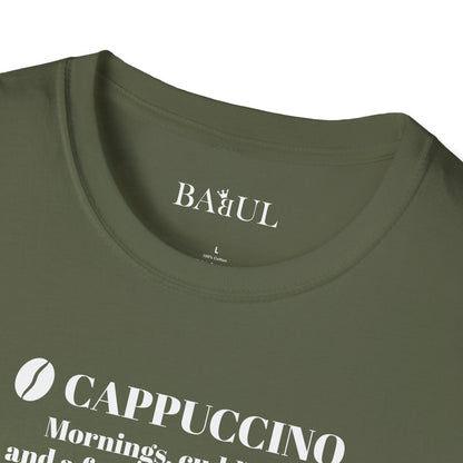 CoffeeTherapy T-Shirt – Irony Is the Best Cure (Right After Coffee)