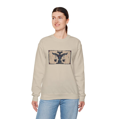 Libra - Gothic Zodiac Blue Sweatshirt