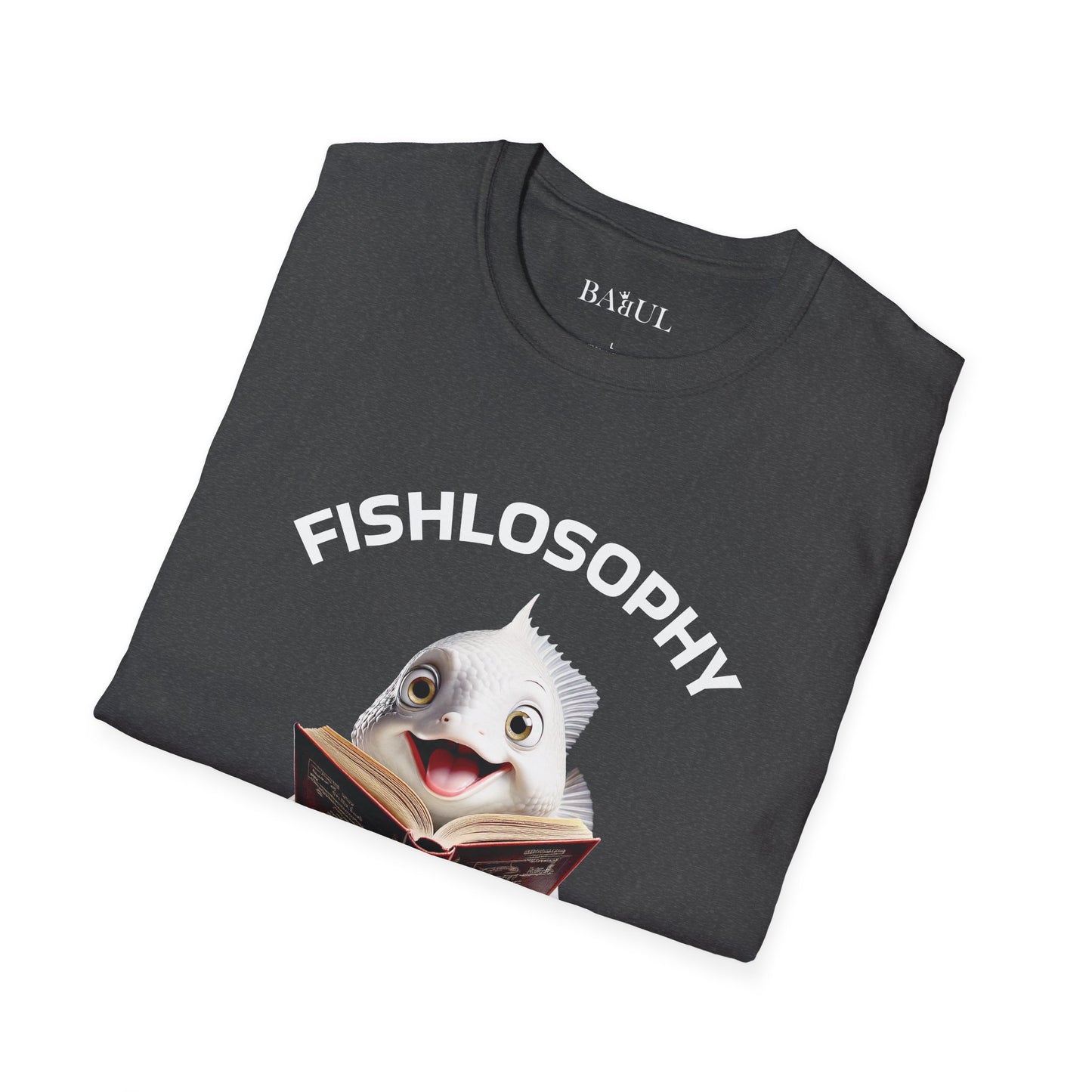 Fishlosophy Unisex T-Shirt - Ocean Vibes and Life's Questions Design - PEARLS OF WISDOM FROM THE FISH WORLD