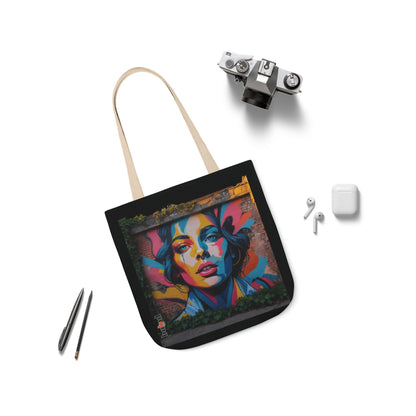 Artistic Surge - Eco-Friendly Canvas Tote Bag - FEMALE FACE