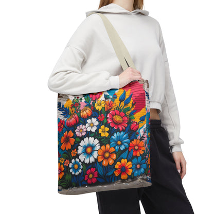 Artistic Surge - Eco-Friendly Canvas Tote Bag - FLOWERS