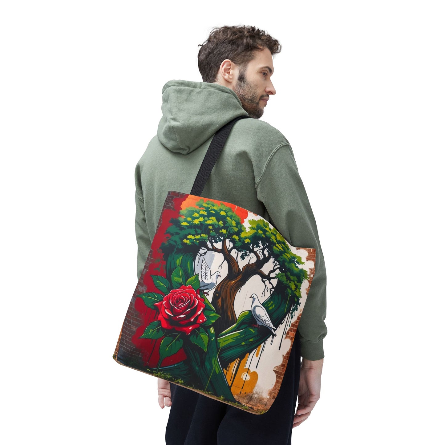 Artistic Surge - Eco-Friendly Canvas Tote Bag - ROSE
